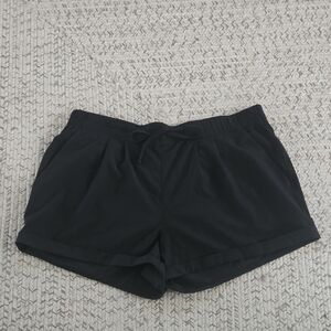ZYIA Women's XL Summer Athletic Black Shorts Lined